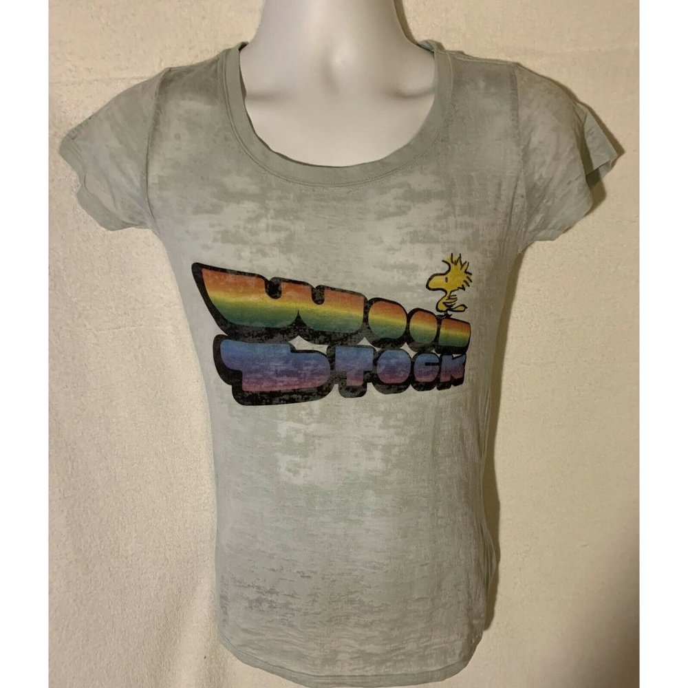 Rare New Woodstock Peanuts Medium 2010 Light Green